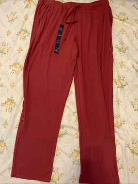Banana Republic Burnt Orange NWT Pajama Bottoms Size Large
